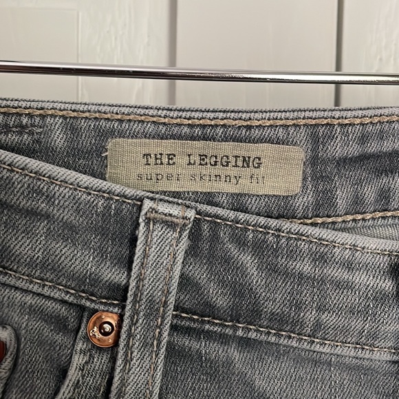 Adriano Goldschmied The Legging Super Skinny Fit Jeans Gray Wash Size 28 - Picture 4 of 10
